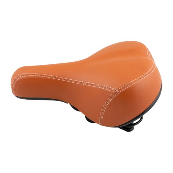 Cykelsadel komfort brun