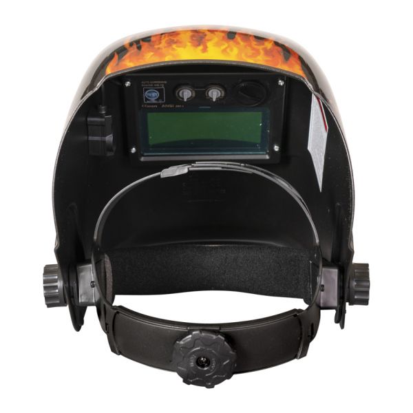 Topgear svejsehjelm automatisk (flammet)
