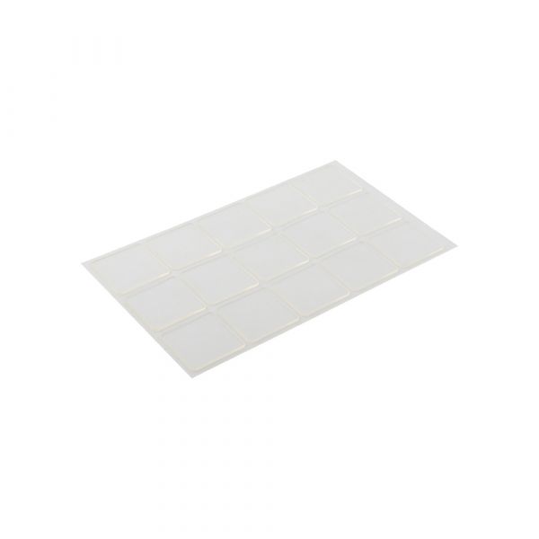 Hpx produkter doublez aftagelige transp puder 15 stykker 25mm x 25mm tr