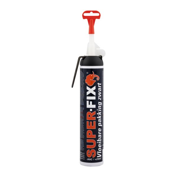 Liquid pakning sort super-fix
