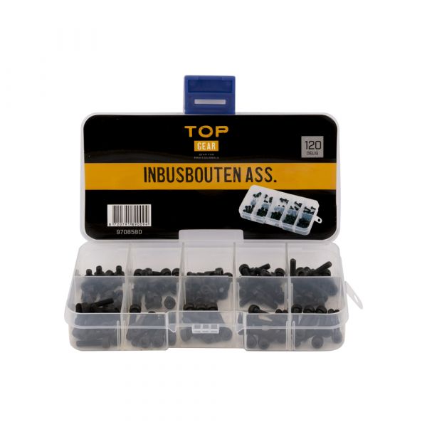 Topgear unbracon bolt ass. 120 stk