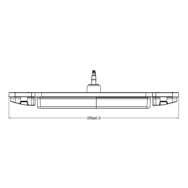 Baglygte slimline 4 funktioner 12-24v LED