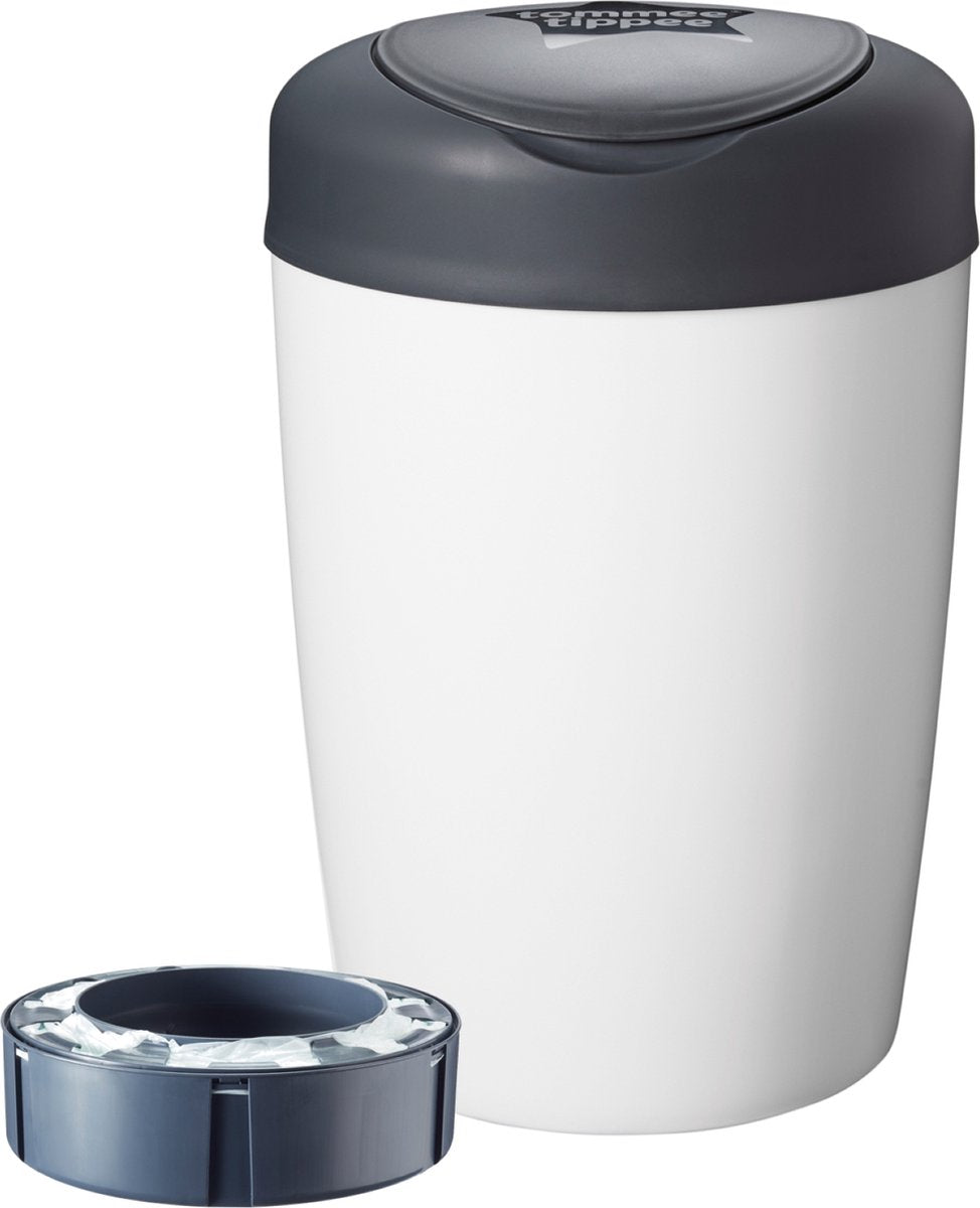 Tommee tippee simplee sangenic blespand - til op til 23 bleer - 1 refill-kassette - hvid