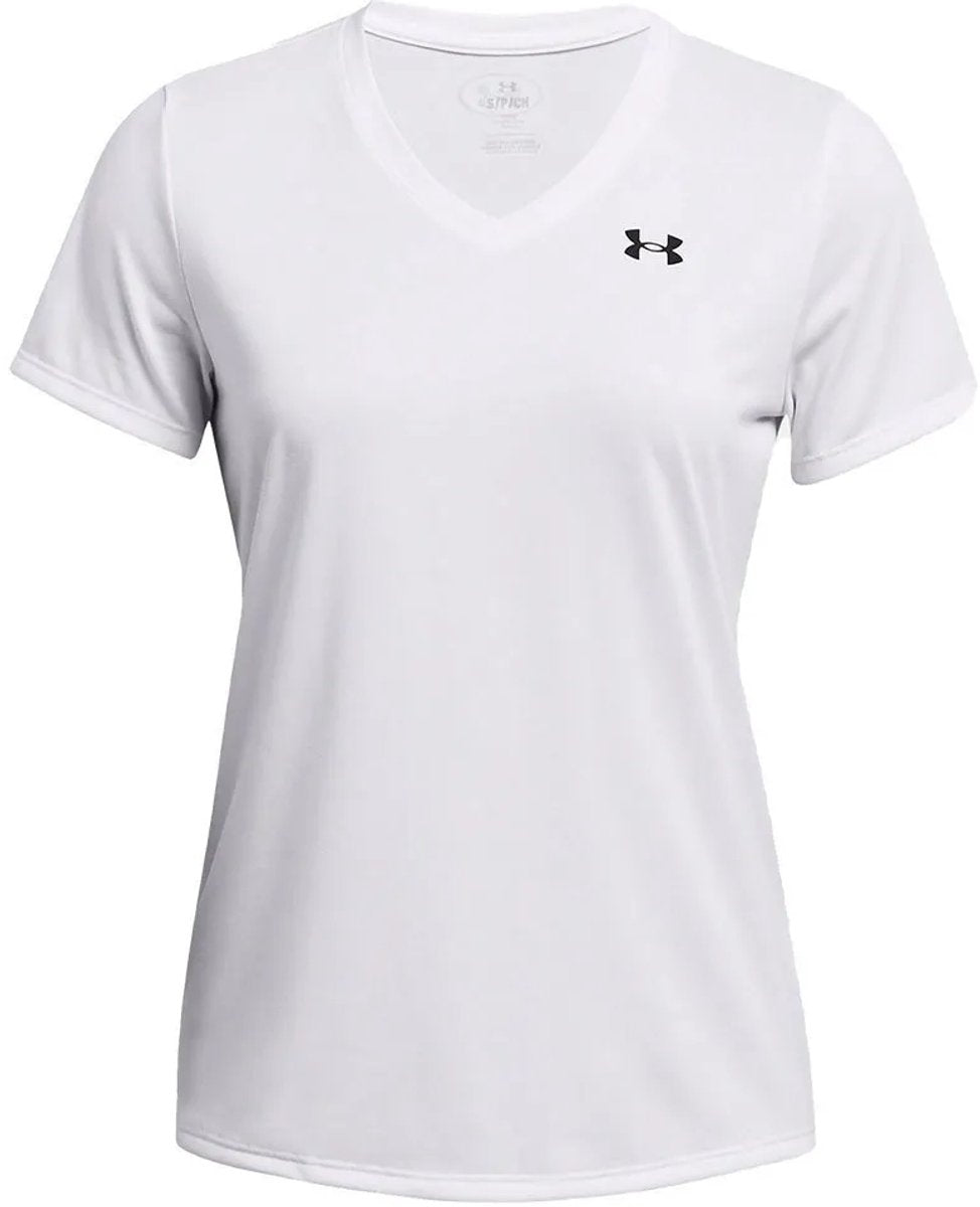 Under armour tech ssv - solid-wht dame sportstrøje - hvid - sort