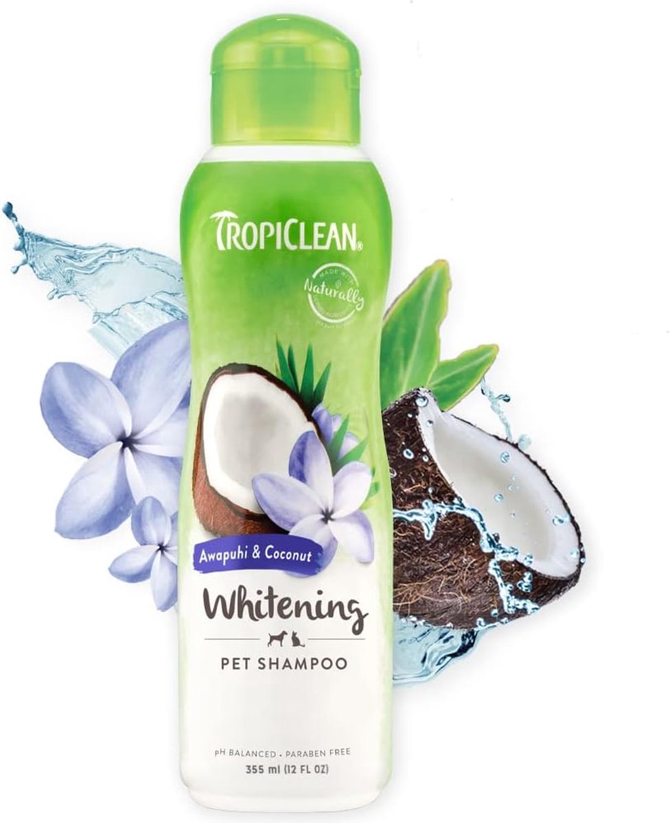 Tropiclean awapuhi og kokos - hundeshampoo - 355ml