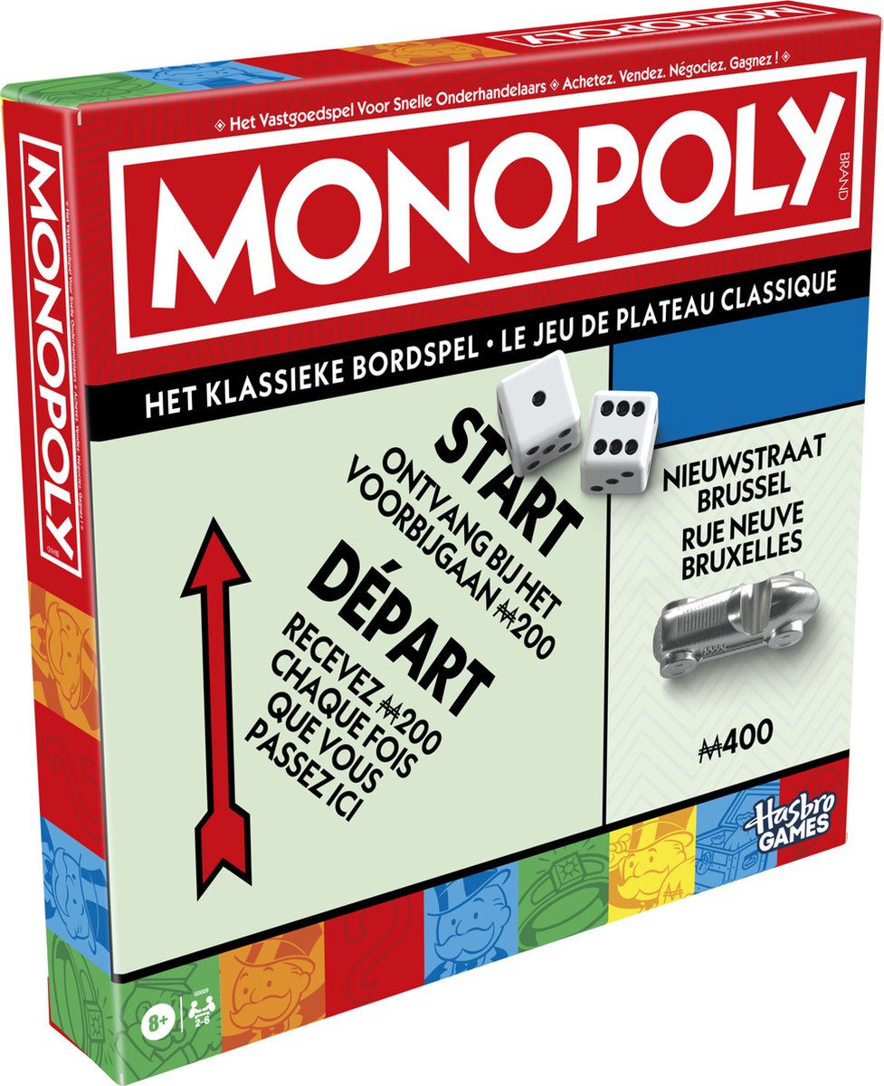Hasbro monopoly classic new edition belgien