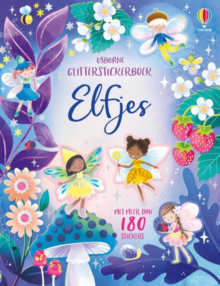 Klistermærkebog: glitterfeer. 3+