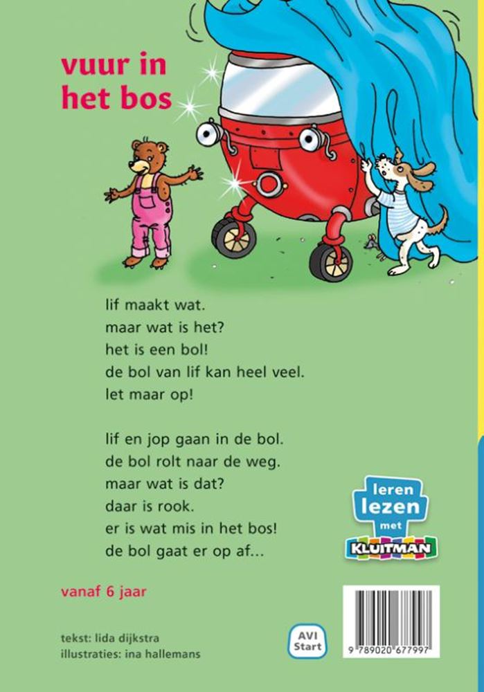 Kluitman udgiver de Bol Van Lif, Fire in the Forest - Avi -Start
