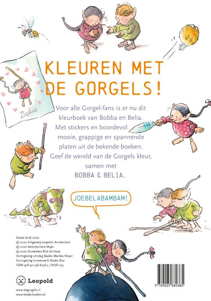 Gurglerne gurgler - malebog af bobba belia
