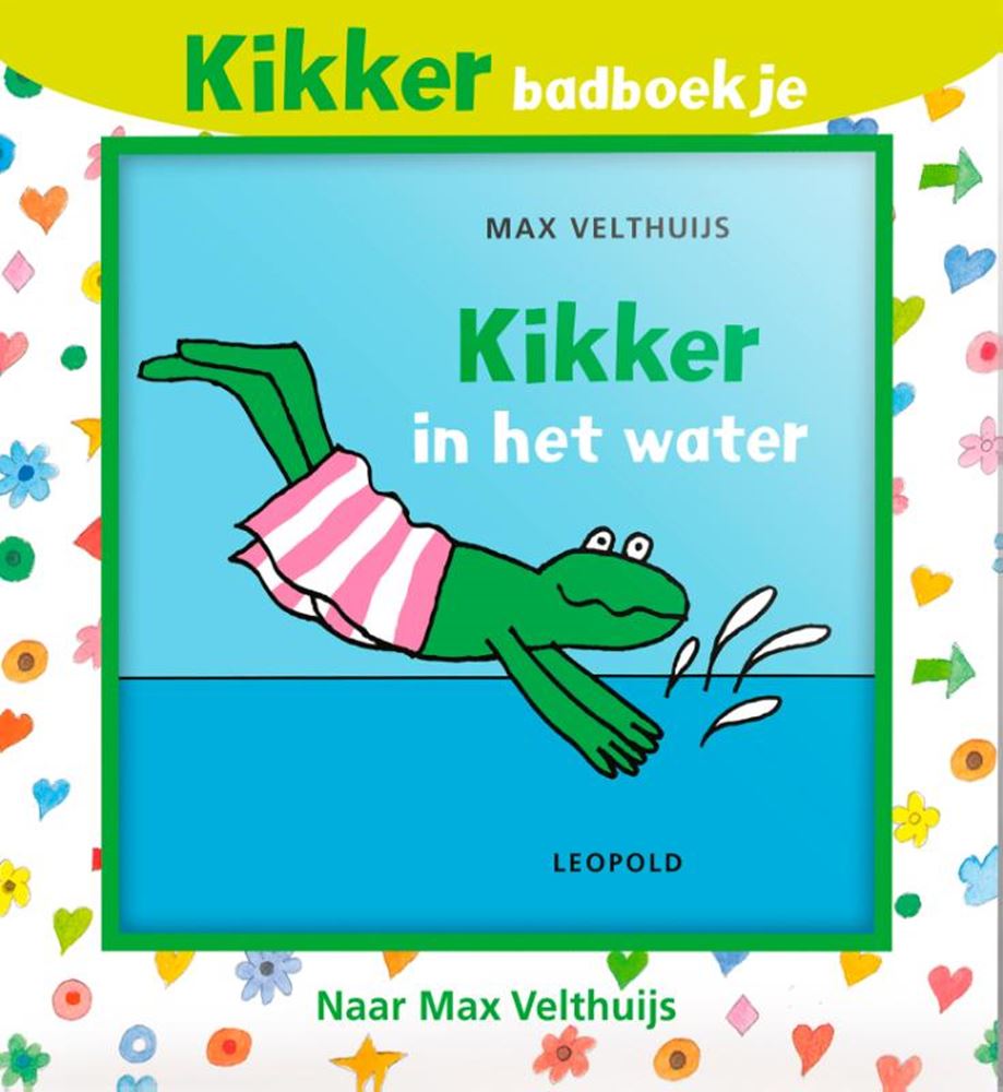 Frø i vandet. badebog. 0+