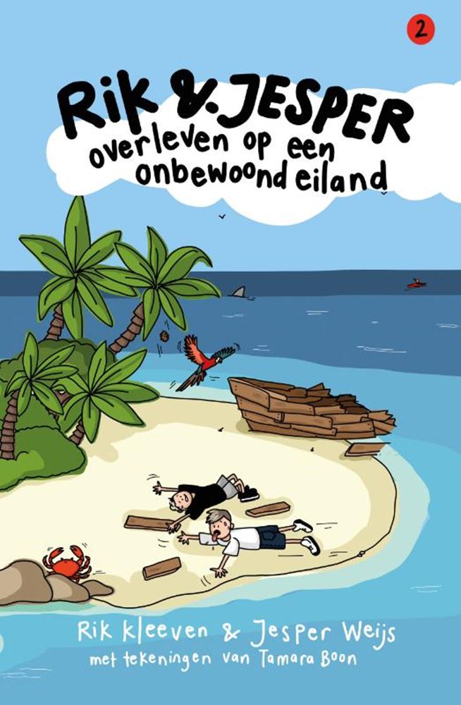 Rik og Jesper overlever på et ubeboet land