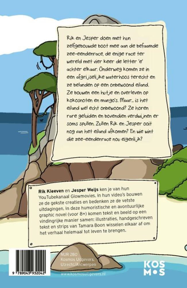 Rik og Jesper overlever på et ubeboet land