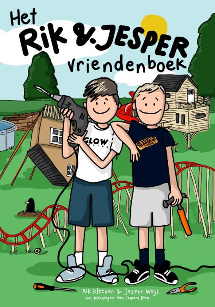 Glowmovies vennebog rik og jesper | bog | børn | personligt