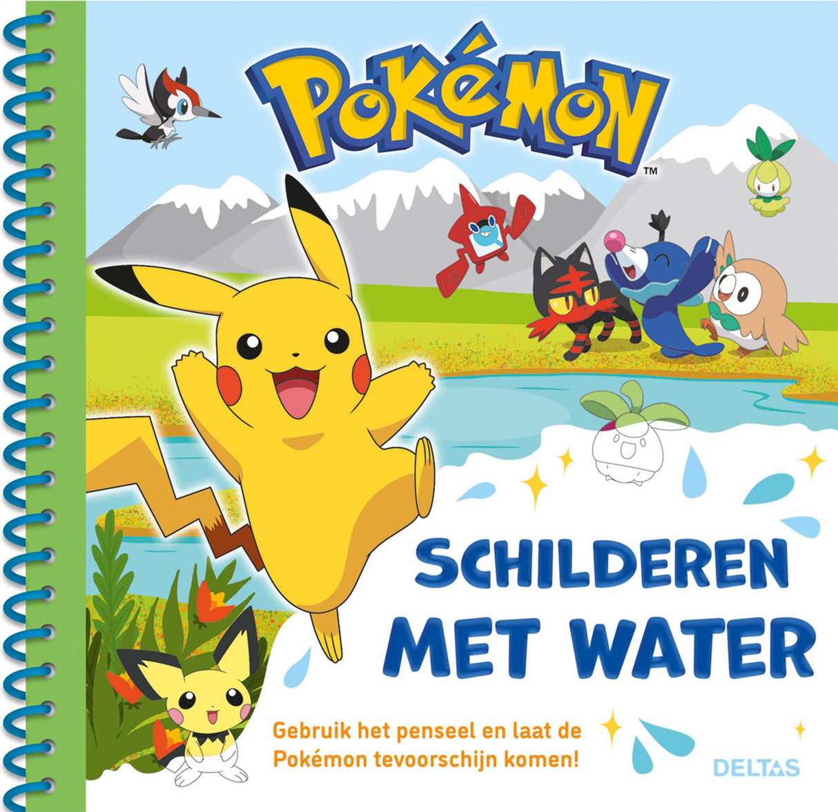 Pokémon deltas pokã©mon maleri med vand del 2 (gul)