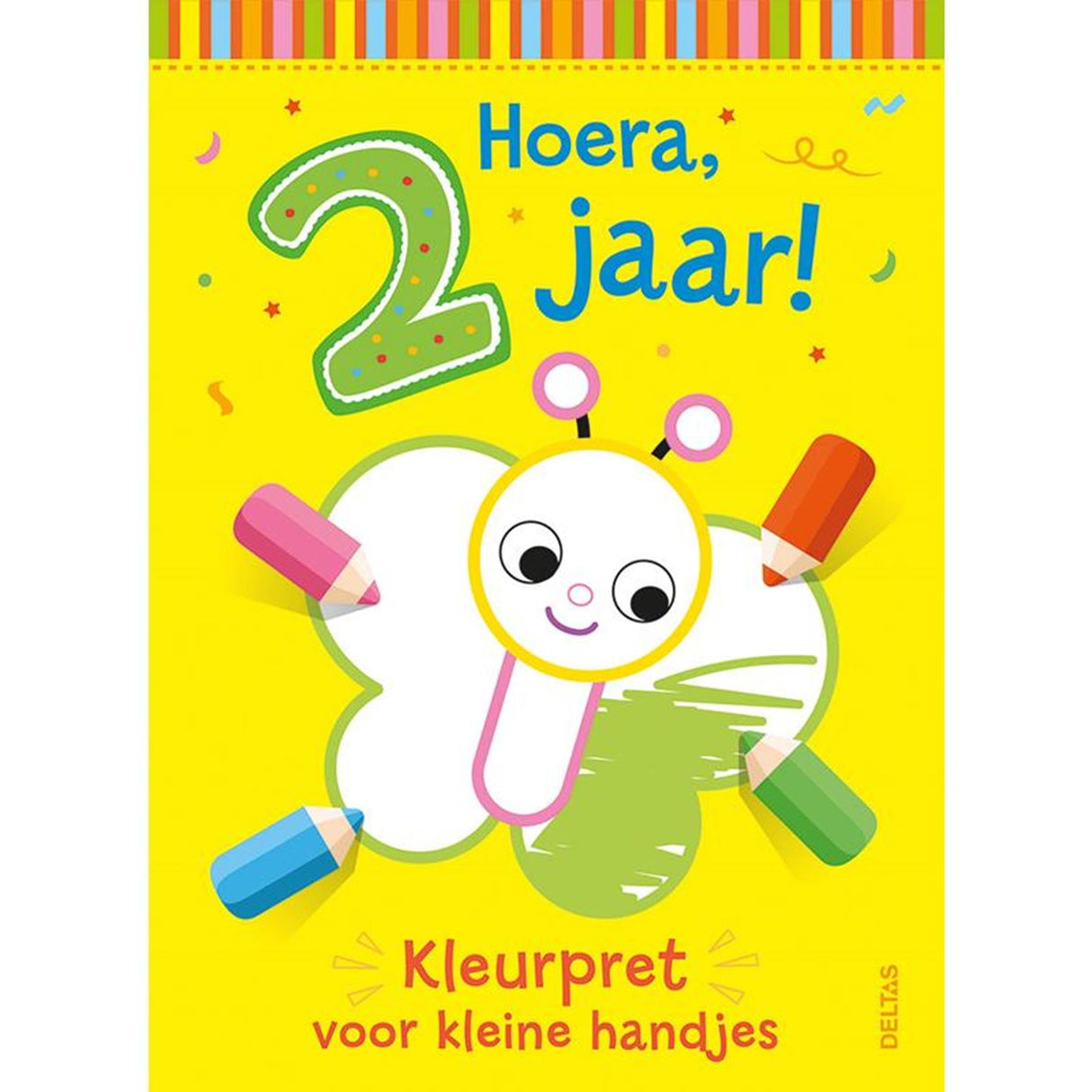 Deltas farve sjov for små hænder, hurra, 2 år!
