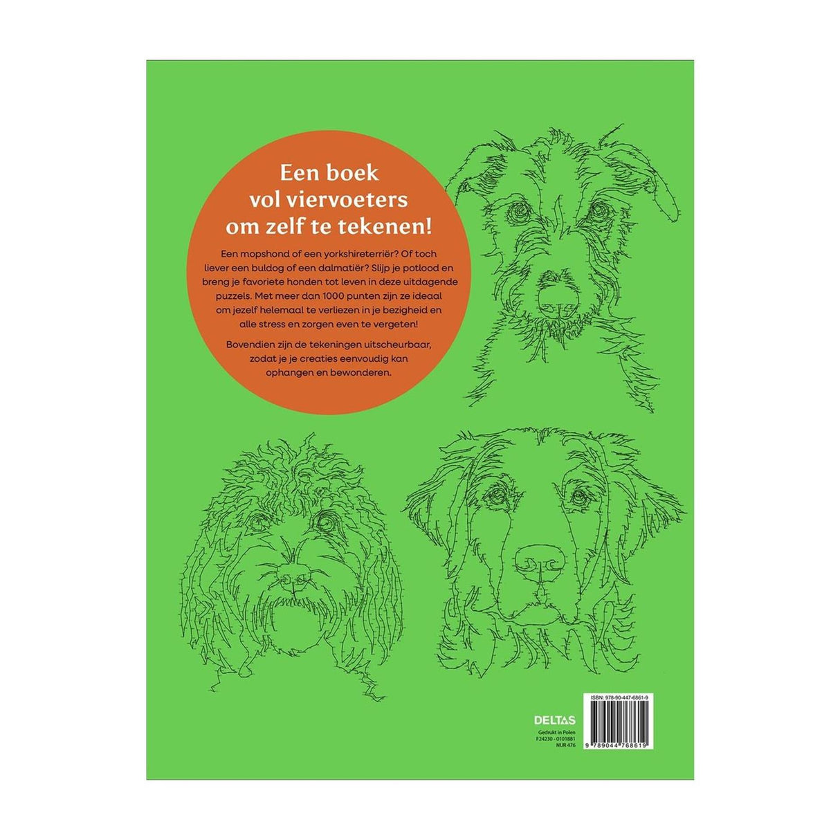 Tegner Deltas verden af hunde fra punkt til punkt