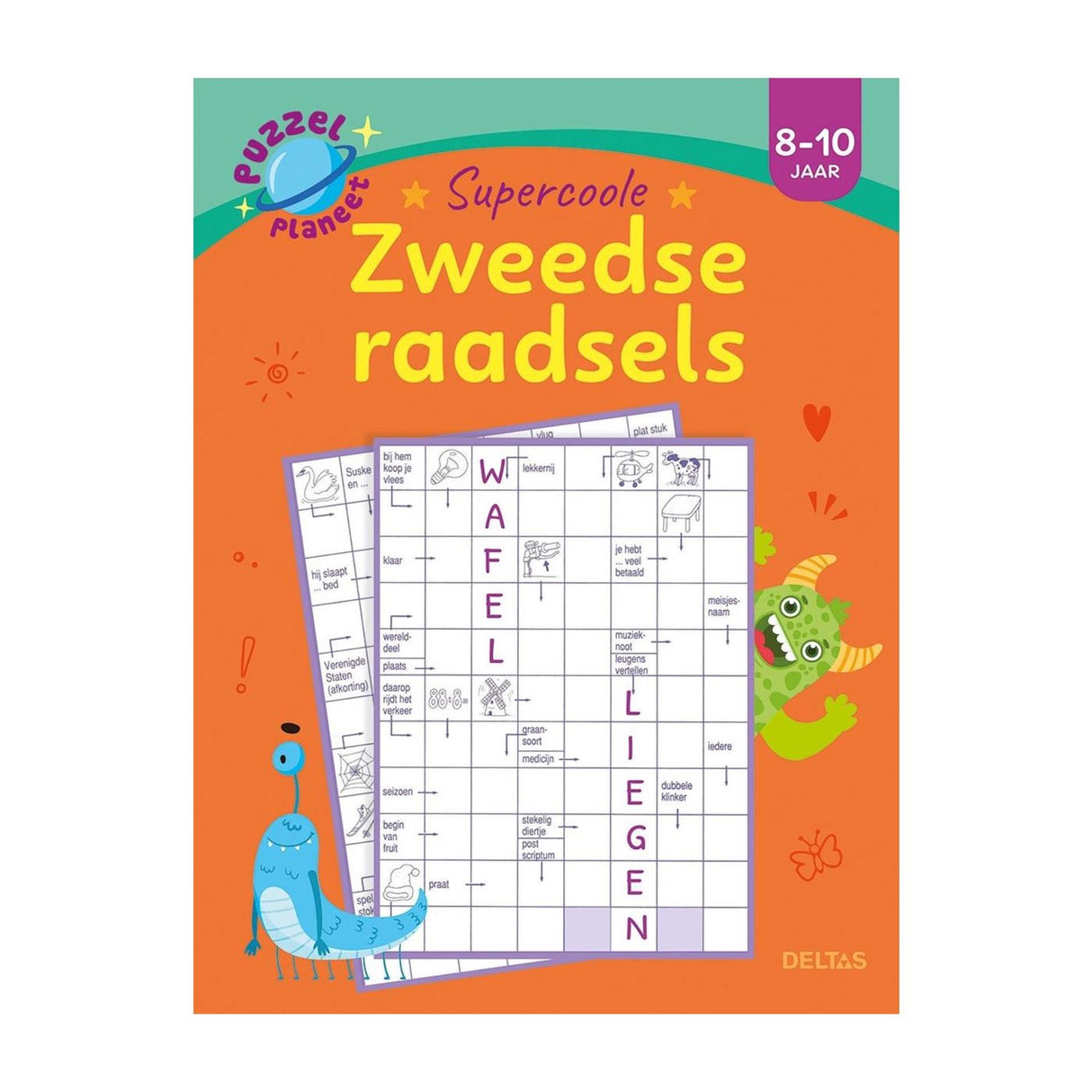Deltas puzzle planet - super fede svenske gåder i 8-10 år