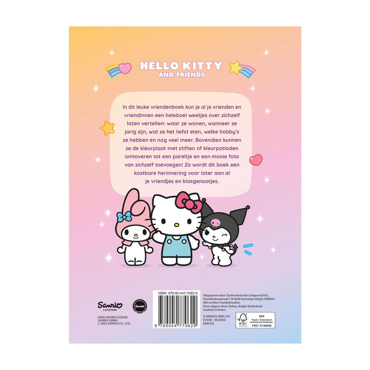 Deltas vennebog hello kitty