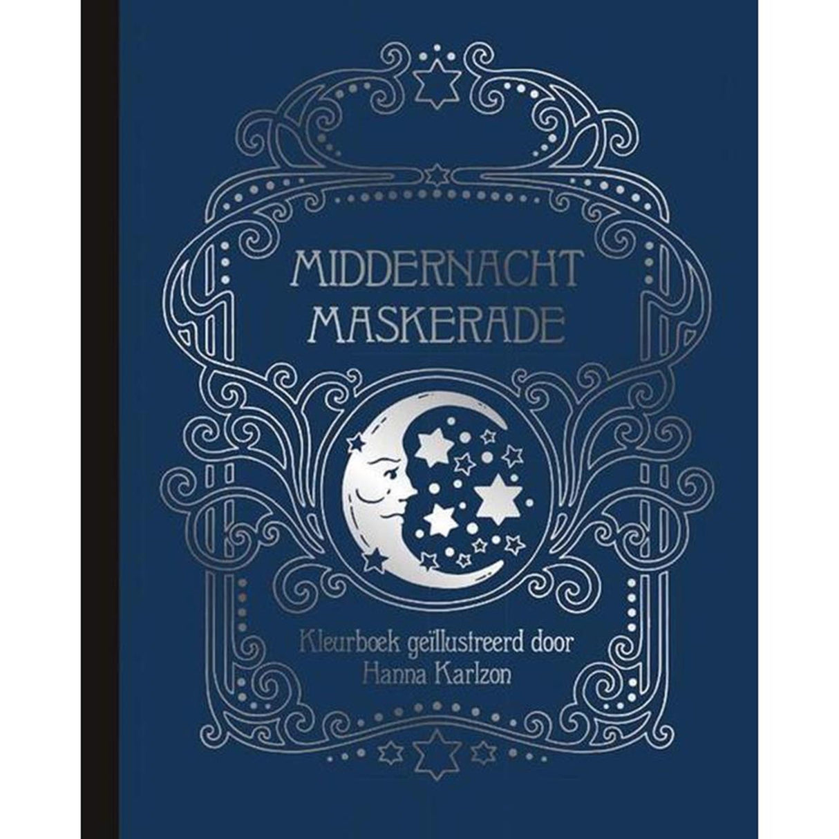 Kluitman midnat maskerade malebog for voksne 64 sider paperback