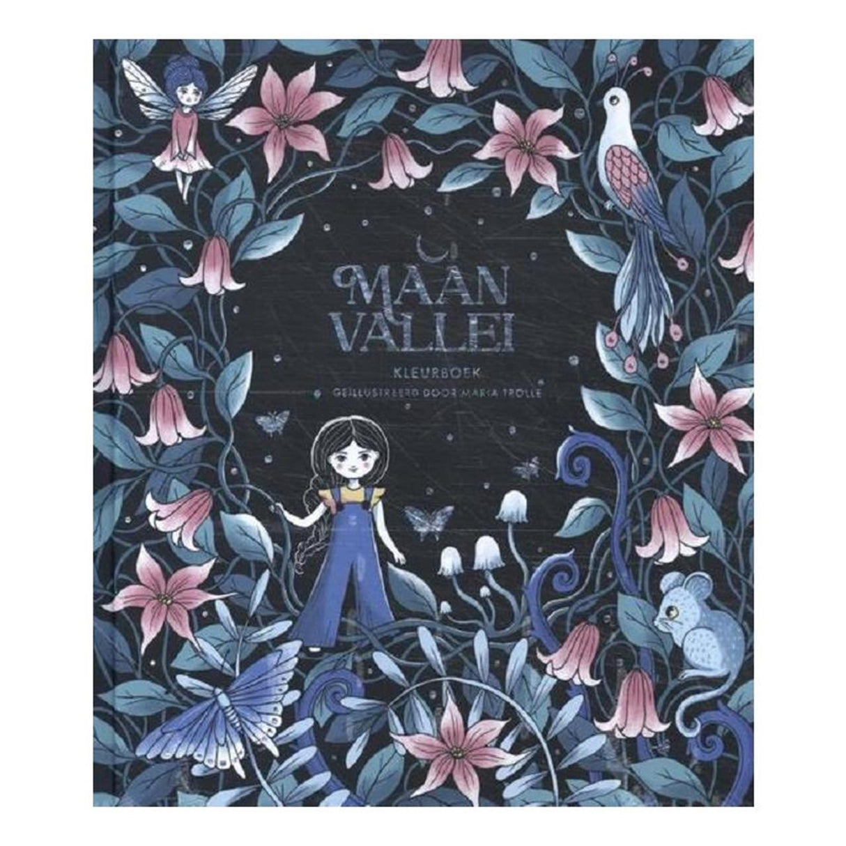 Kluitman moon valley malebog for voksne hardcover 88 sider