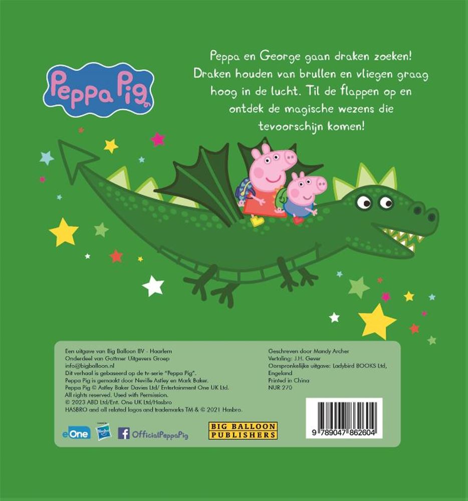 Peppa-gris: Peppa og dragerne. 4+