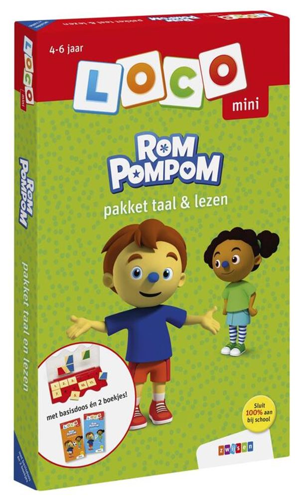 WPG UITGEVERS MINI LOCO - Rompompom -pakningsprog Læs (4-6 år)