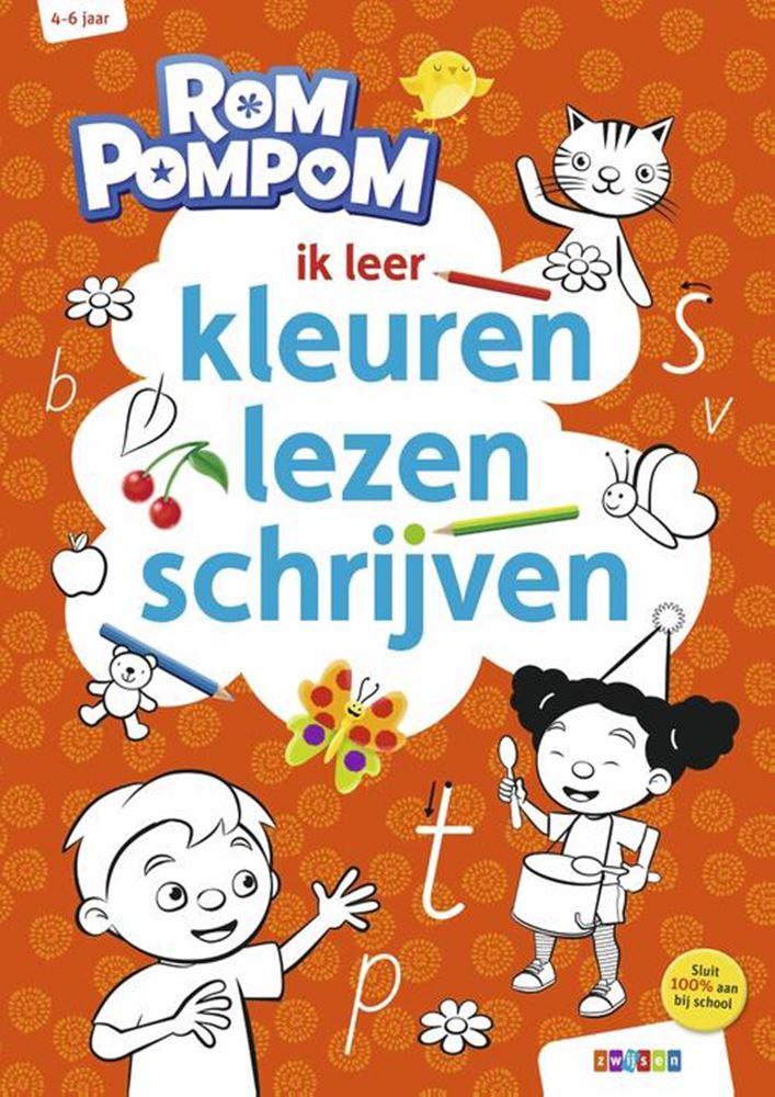WPG UITGEVERS ROMPOMPOM Jeg lærer at læse, læse og skrive (4-6 år gammel)