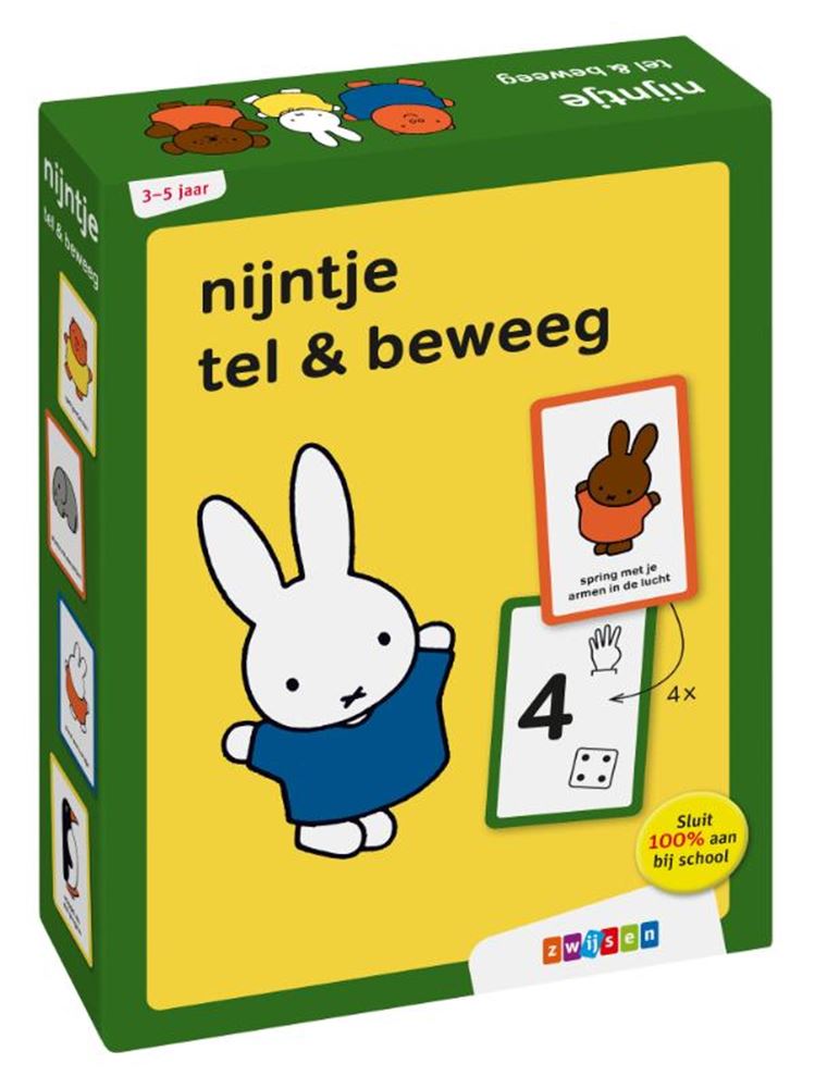 Miffy tæller og bevæger sig. 3+