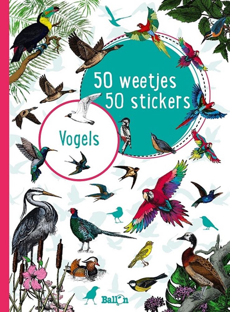 Fugle. 50 fakta, 50 klistermærker.