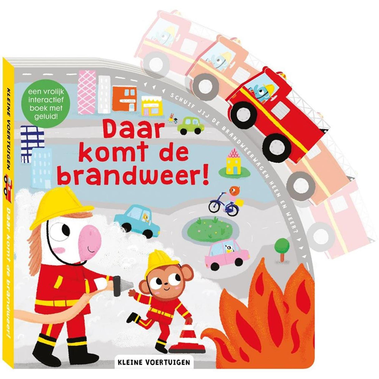 Billedbøger små køretøjer - her kommer brandvæsenet