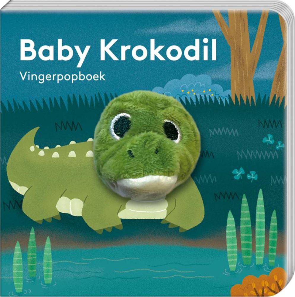 Fingerdukkebog babykrokodille 1+