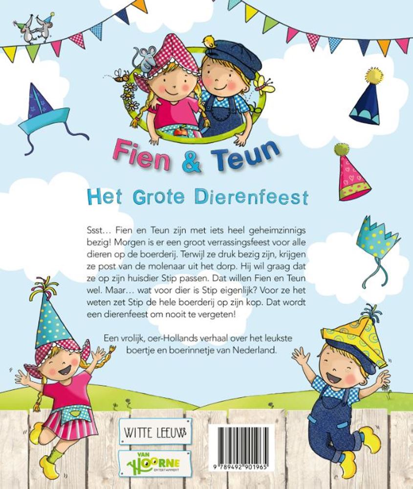 Wpg forlag fien teun, den store dyrefest. 3+