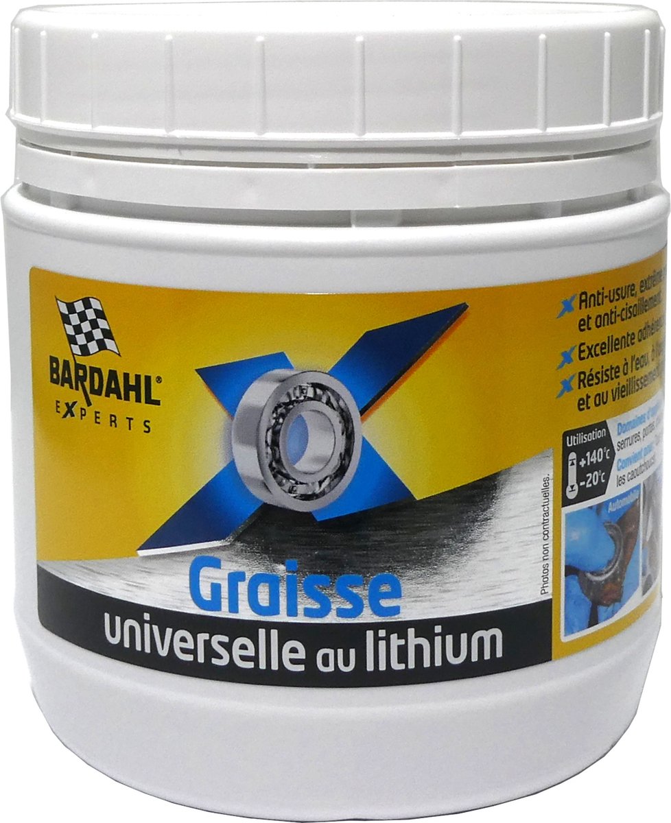 Bardahl fedt universal lithium 500gr