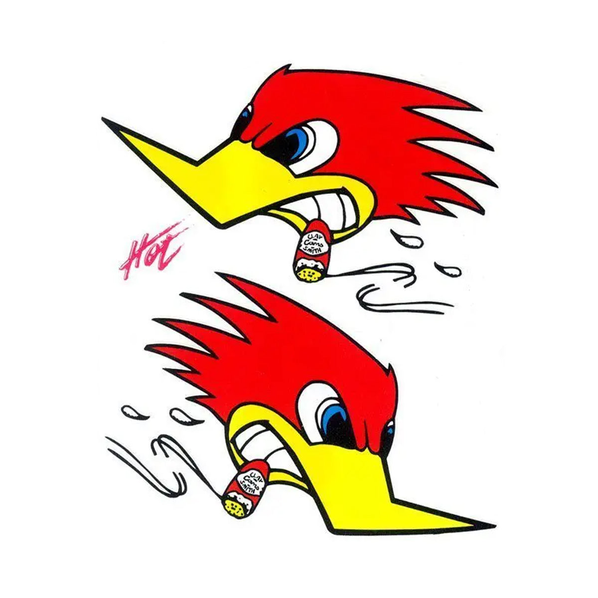 STK. Woodpecker rygning 14 x 16 cm