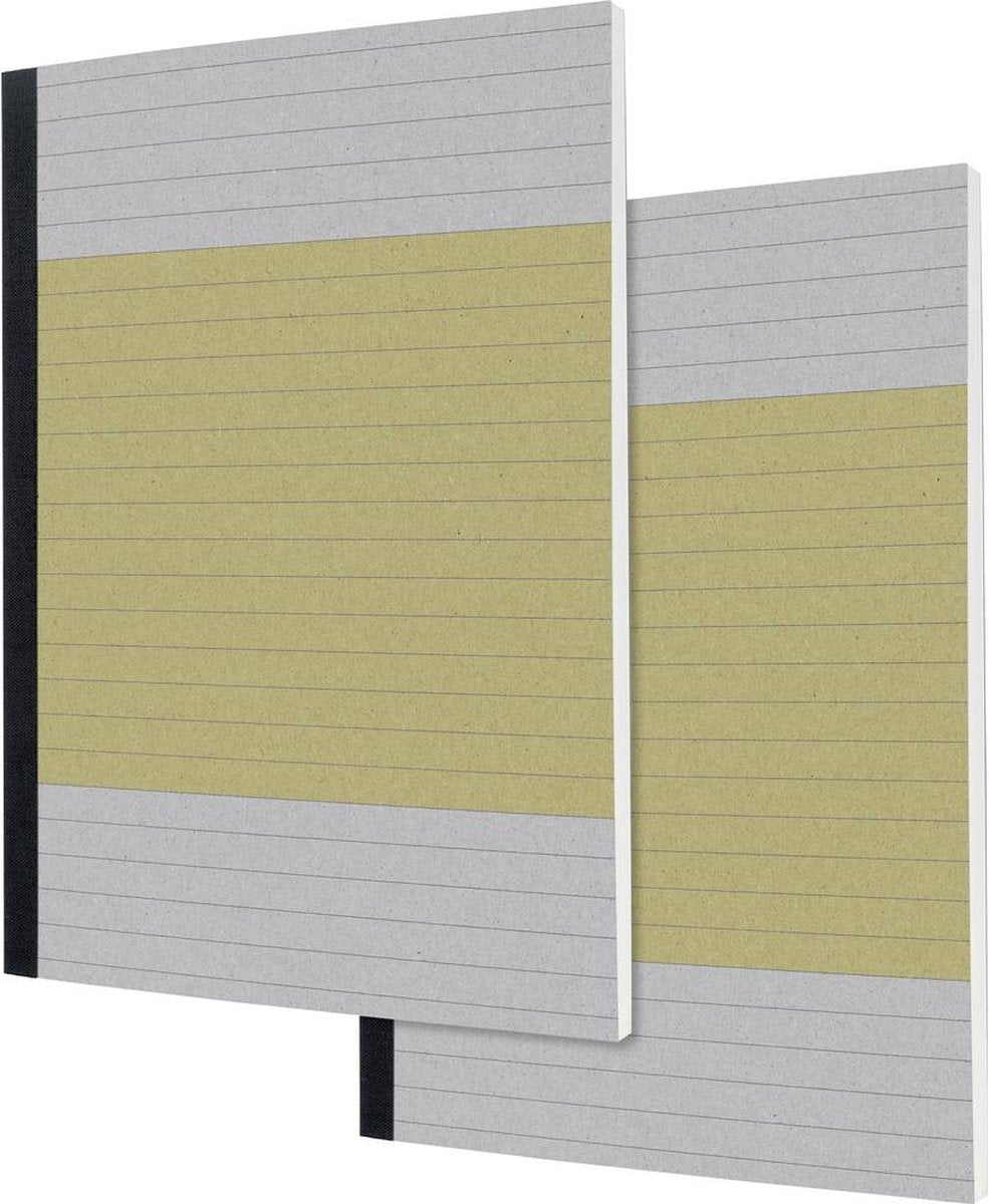 Sigel quicknote sn100 notesbog foret gult antal sider: 100 din A5