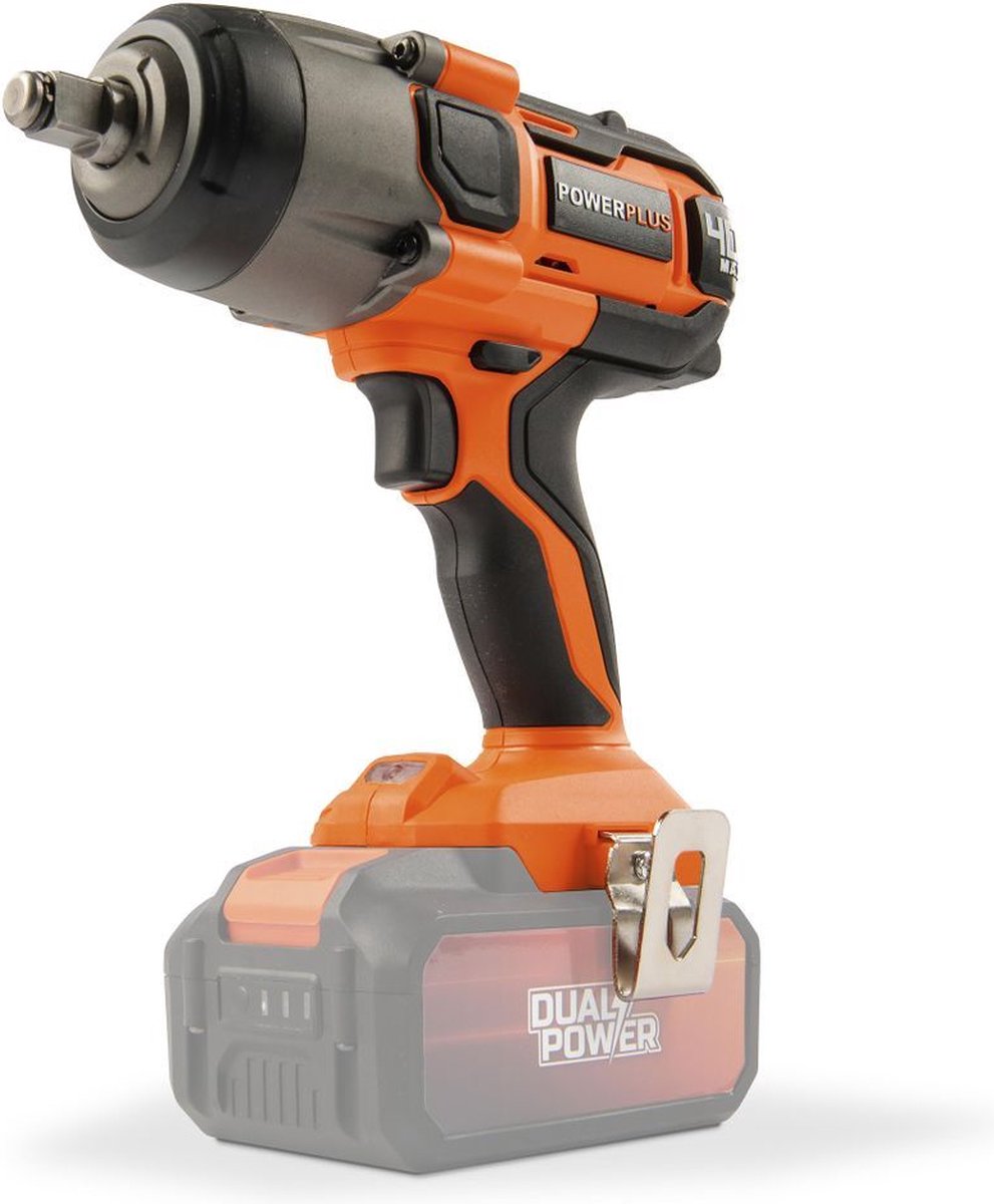 Powerplus dual power POWDP20400 slagnøgle 40V Li-ion uden batteri