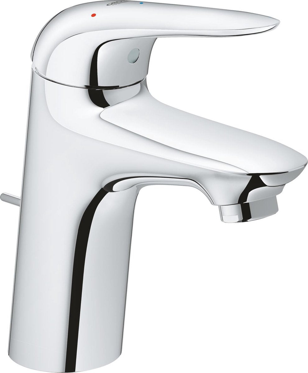 Grohe eurostyle ny vandbesparende håndvaskhane m størrelse es med affald med lukket håndtag krom