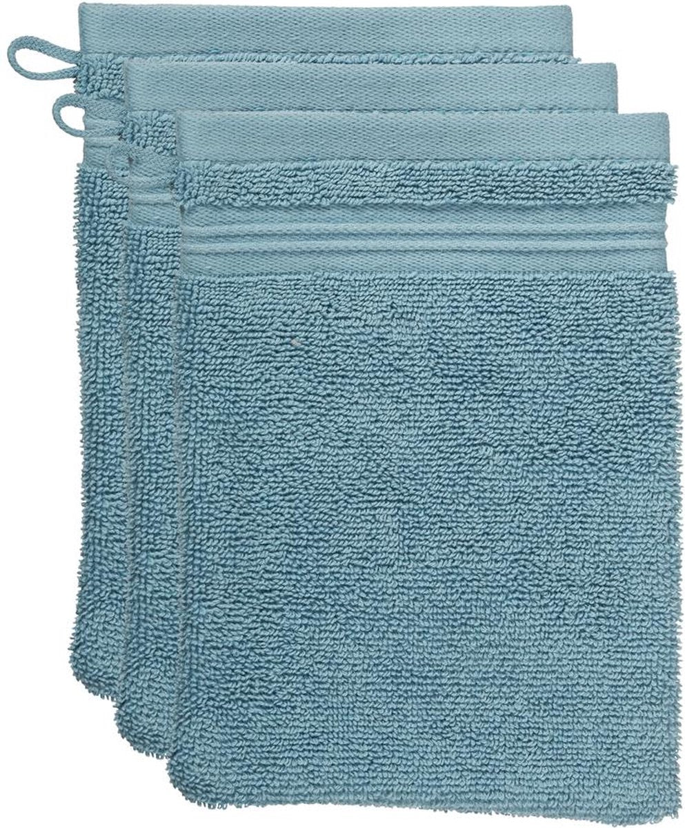 Beddinghouse sheer stripe set van 3 washandjes - groen