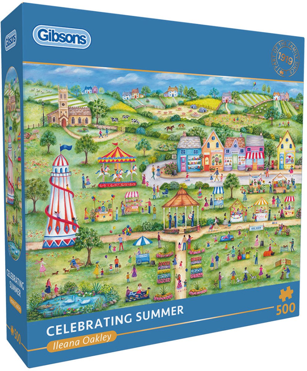 Gibsons - fejrer sommer (af ileana oakley) - 500 brikker 48×34cm (b×h) - puslespil til voksne