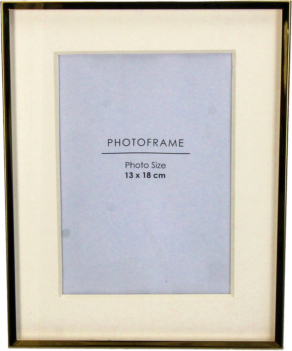 Hd collection fotolijst metaal goud 13x18cm