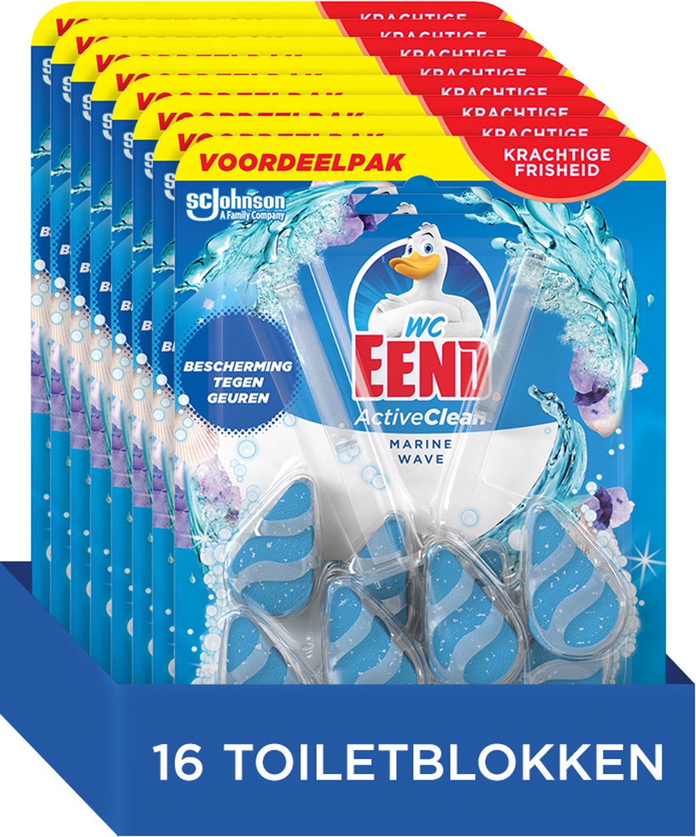 Toilet and toiletblok active clean duopack marine