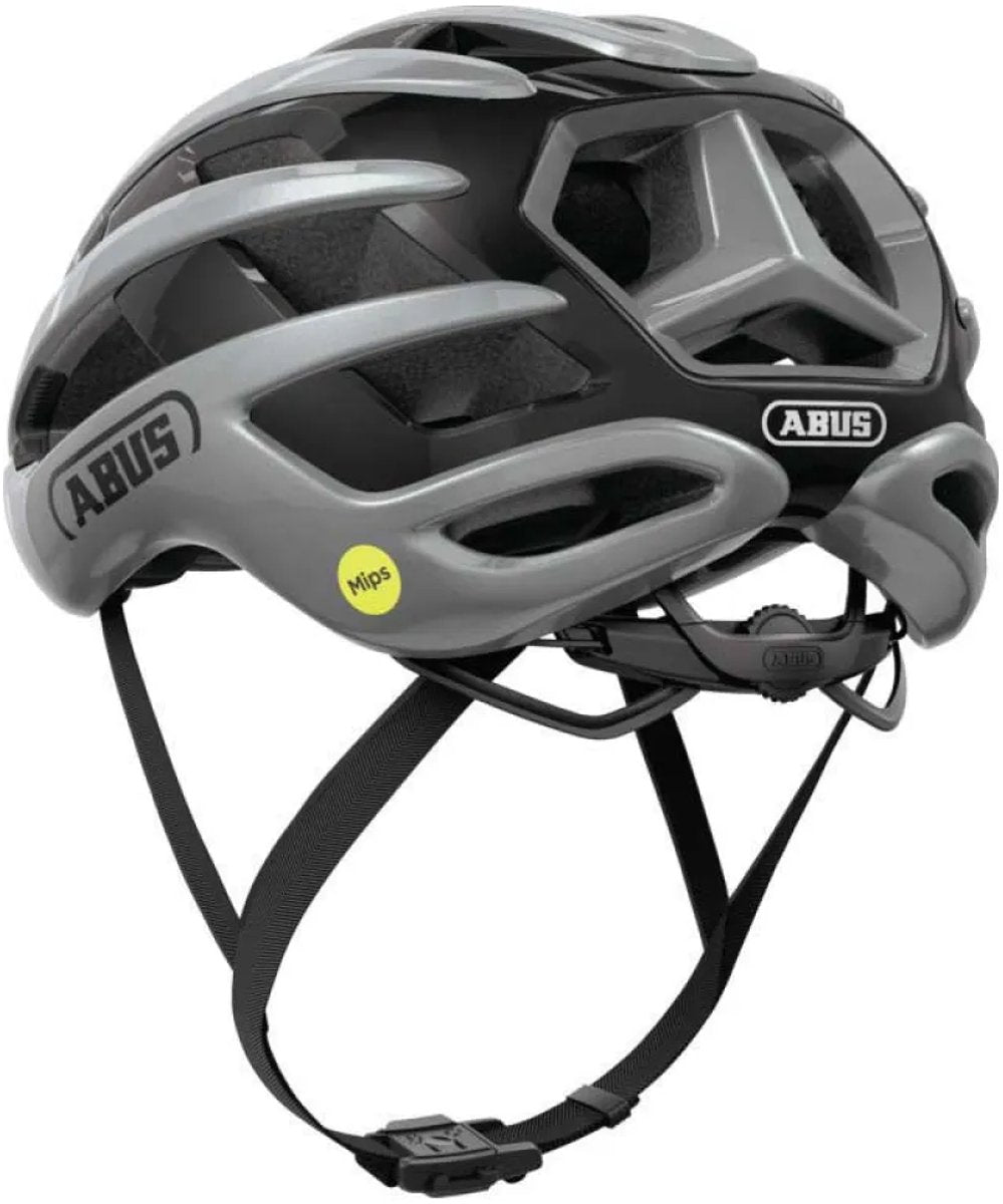 Abus hjelm airbreaker 2.0 mips grafit sølv m 54-58cm