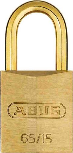 Abus hængelås messing 65 50 ka 0505 (gls)