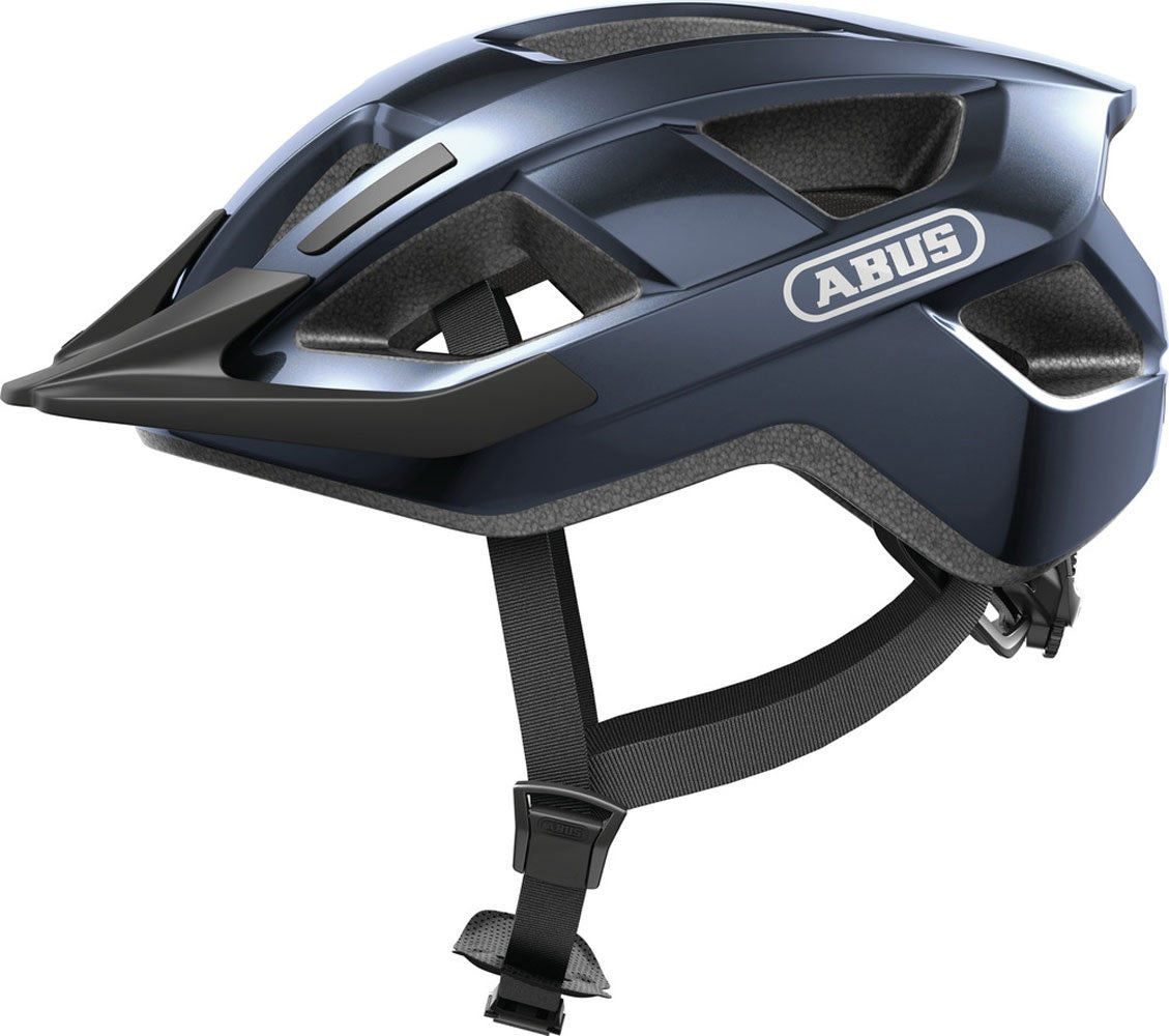 Abus hjelm aduro 3.0 led midnatsblå m 52-58cm