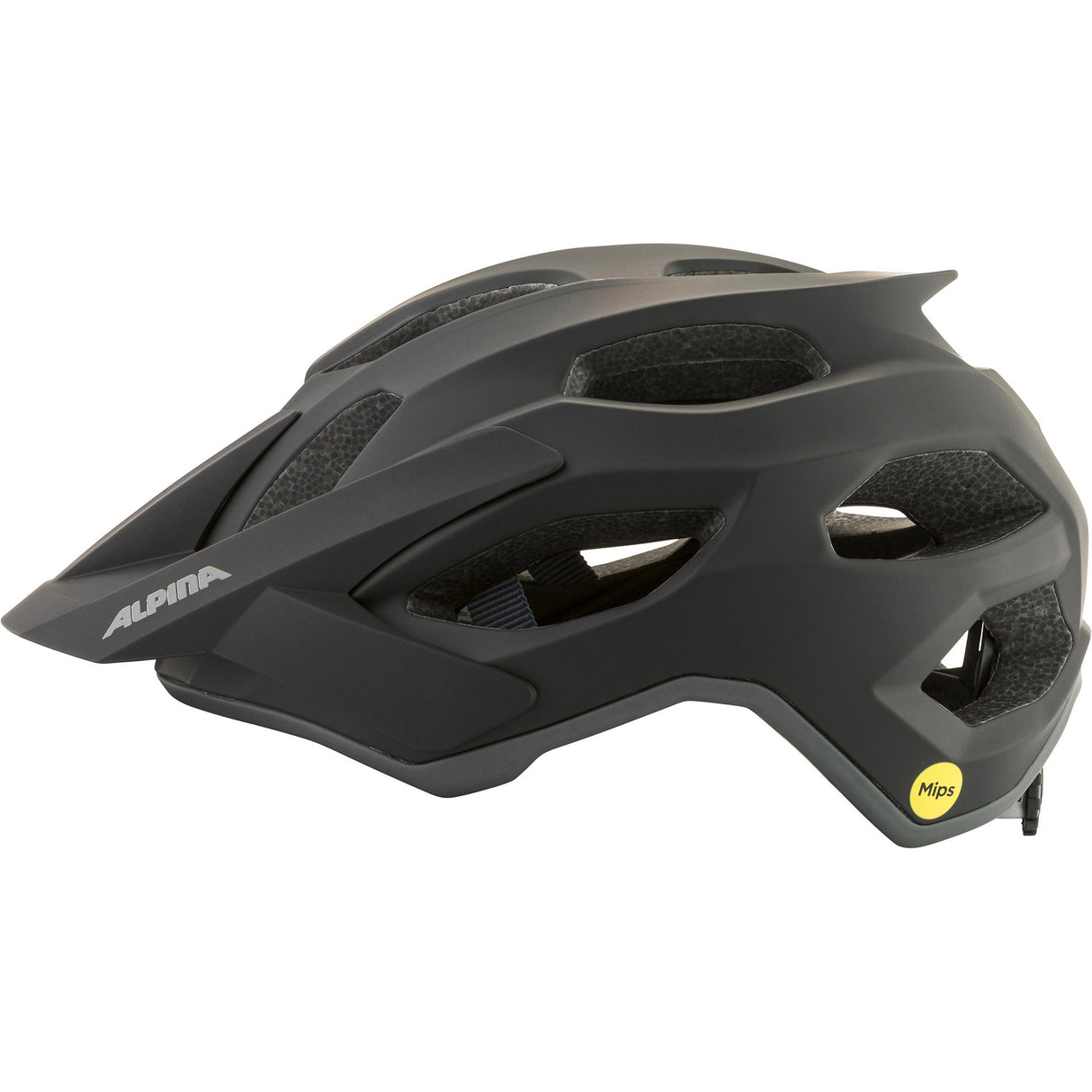 Olympisk sportstøj alpina sports mtb hjelm apax mips 57-62 mat sort