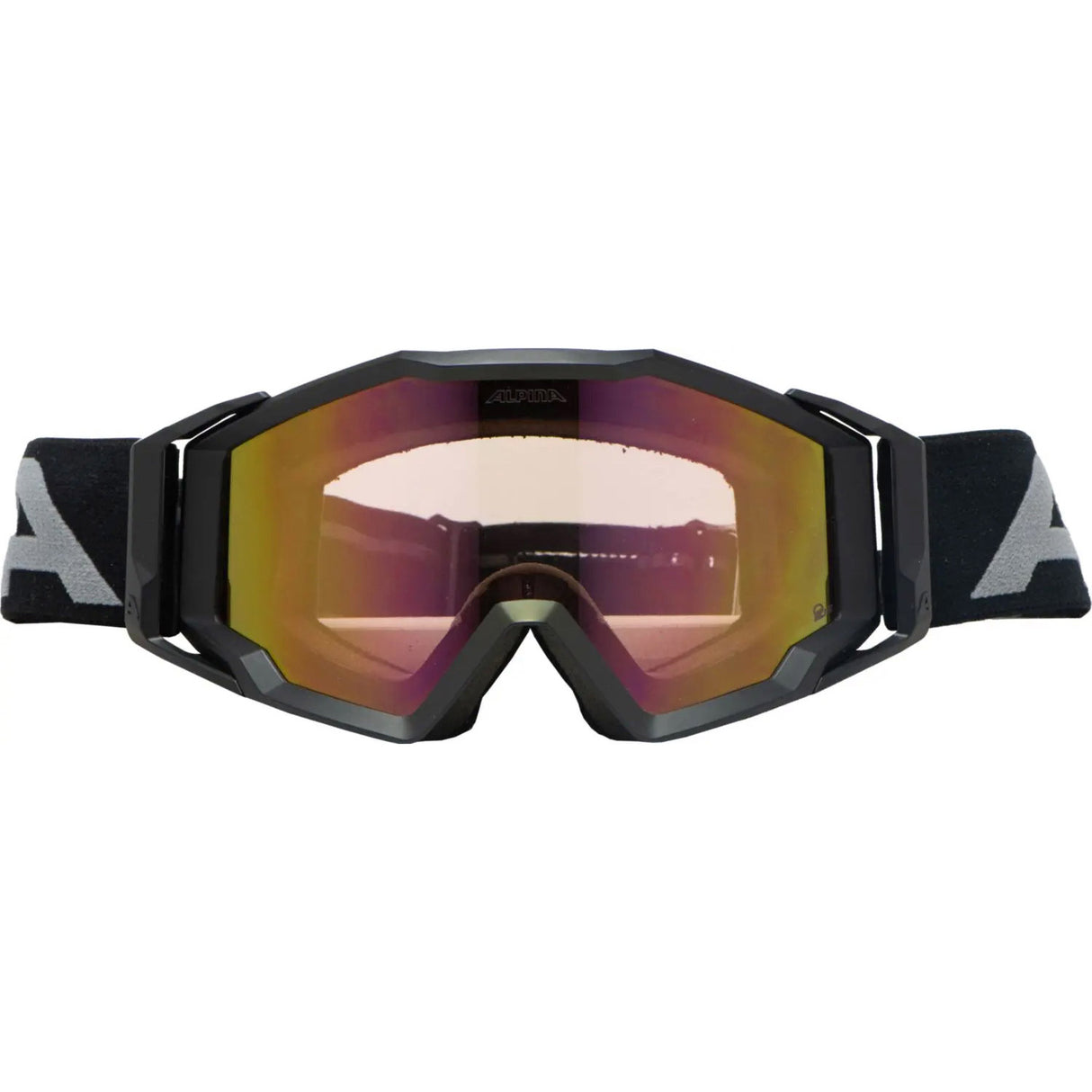 Olympisk sportstøj alpina sportssportsbriller cirkus q-lite mat sort