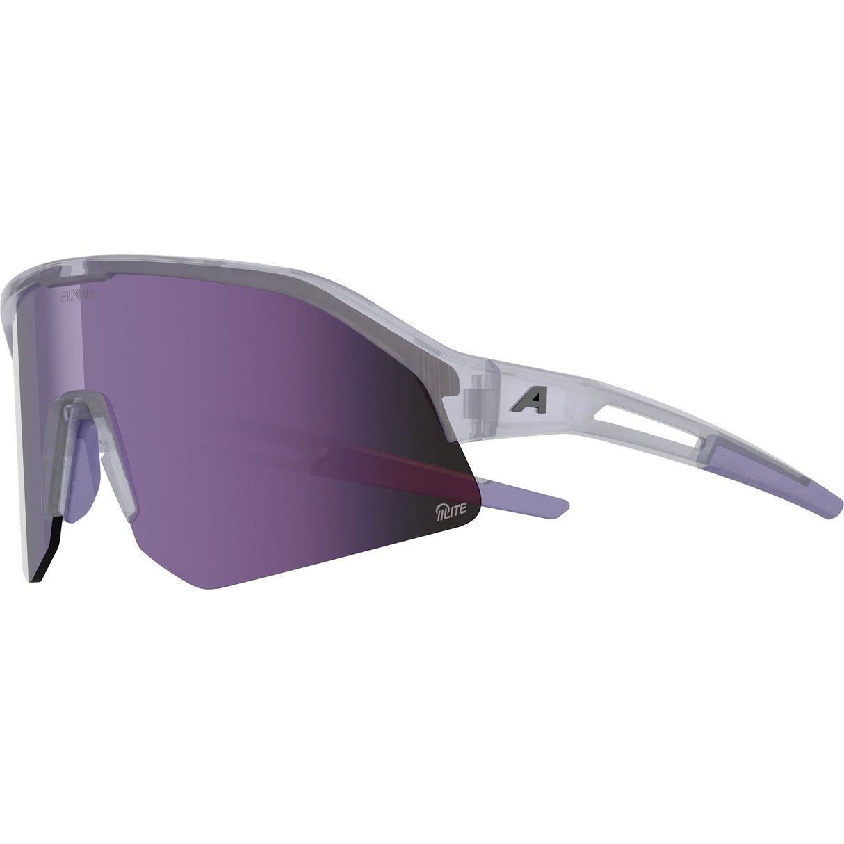 Olympisk sportstøj alpina sportssportsbriller sonic hr m q-lite gloss lilla