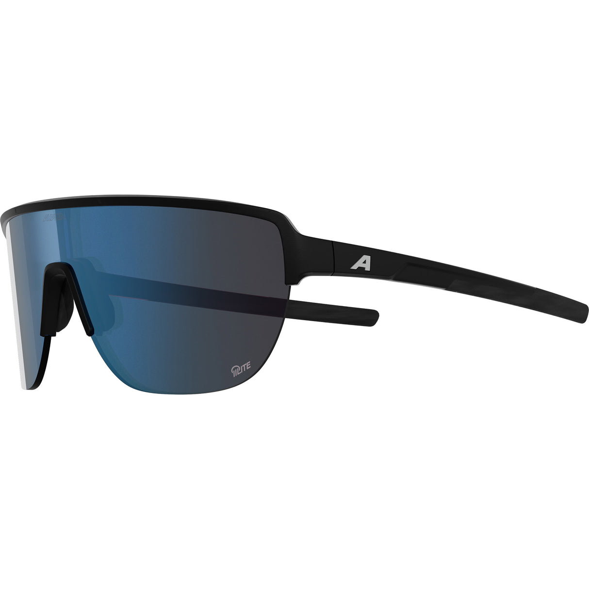 Olympisk sportstøj alpina sportsbrille ram 2.0 q-lite blå sp. mat sort
