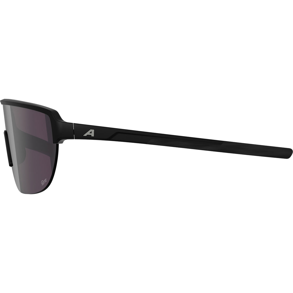 Olympisk sportstøj alpina sportsbrille ram 2.0 q-lite sølv. sp. mat sort