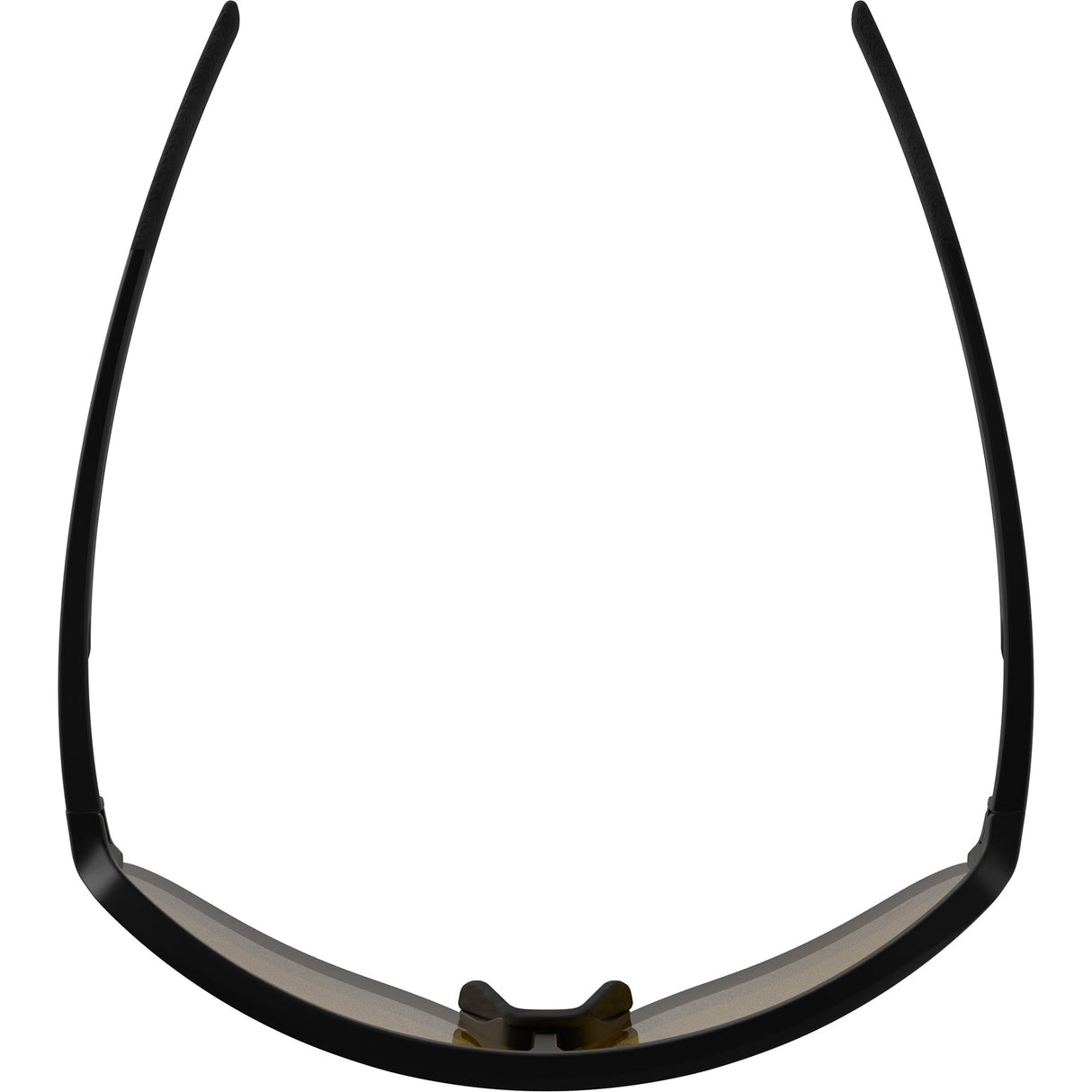Olympisk sportstøj alpina sportsbrille ram 2.0 q-lite gul linse mat sort